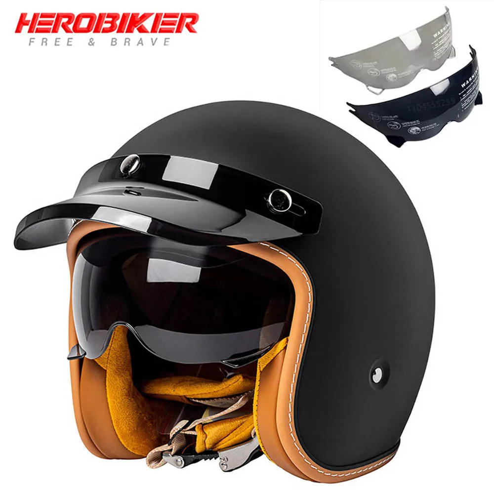 

Мотоциклетный шлем в стиле ретро, внедорожный мотоциклетный шлем, новый электрический велосипед, защитный шлем от падения и столкновений