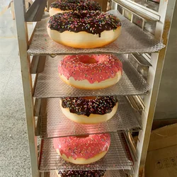 10inch Large Doughnut Food Model Wall Decoration Multiple Drizzle Effects Idea Design Props Donut Shop Cute Shooting Game Party