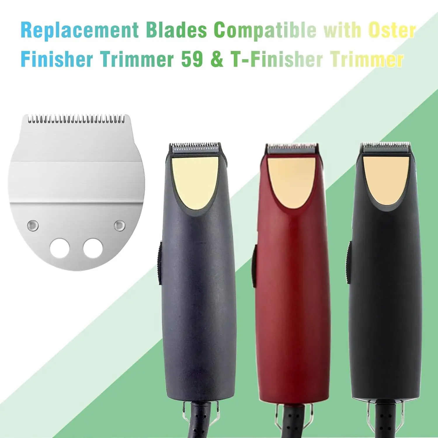 Replacement Narrow Blade Compatible with Oster Finisher Trimmer Model 59 , Head Accessories Fit T-Finisher Trimmer