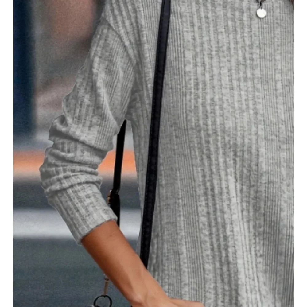 Plus Größe 1XL-5XL Neue Damen Mode Tier Muster Casual Solide Warme Langarm T-shirt