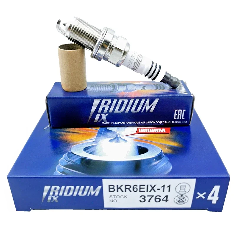 4 Uds 3764 BKR6EIX-11 bujía de iridio para Nissan Toyota Isuzu Mitsubishi Jaguar Subaru Yamaha Kia Lotus BKR6EIX11