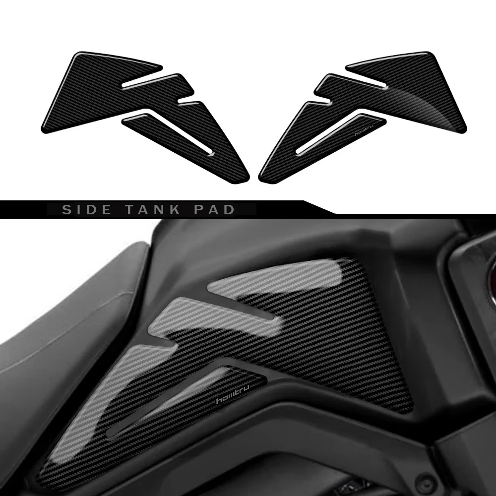 Genouillère de Protection Latérale en Carbone Précieux, pour Moto Honda Africa Twin ADV 2016-2022