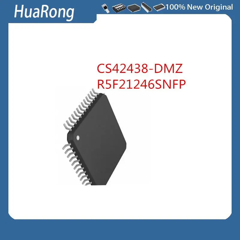 2PCS/LOT     CS42438    CS42438-DMZ      R5F21246SNFP     QFP52