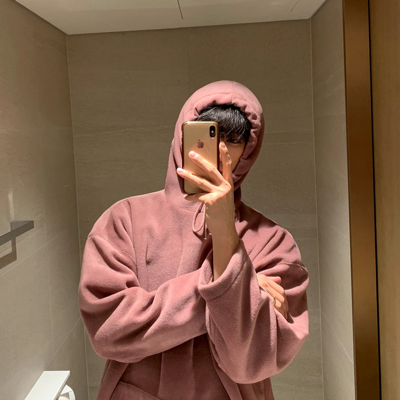 

Мужская толстовка MRCYC: модная, свободная, в корейском стиле, осенняя, повседневная, свободного кроя, без застежек