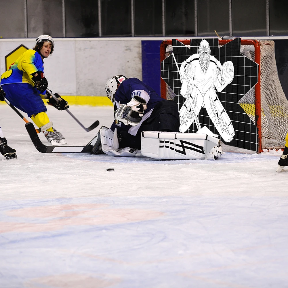 Hockey Goalie Shooting Target Hockey Goal Practice Target Hockey Shooting Training Aid for All Skill Levels