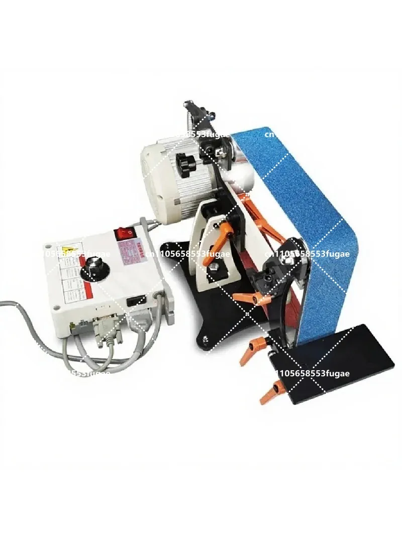 220V Electric Belt Sander Brushless Servo Motor Knife Sharpener Vertical Horizontal Polishing Grinding Machine 915x50MM 750W