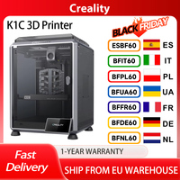Creality K1C 3D Printer, 600mm/s Max Speed, AI Camera, Quick Swap Nozzle, All Metal Extruder, Prints Carbon Fiber, Air Filter an