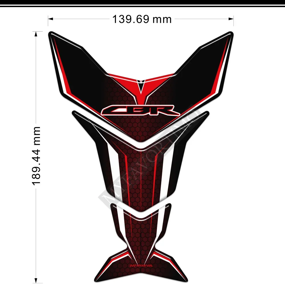 For Honda CBR 250 300 500 600 650 1000 R F RR Protection Fireblade Stickers Decal Tank Pad  CBR1000RR CBR600RR CBR650R 600RR