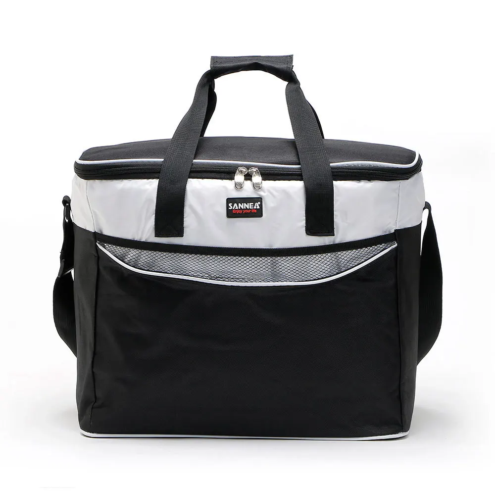 SANNE-Bolsa de cocina térmica portátil de gran capacidad para alimentos, enfriador térmico impermeable, aislado, Color liso, marca famosa, nuevo