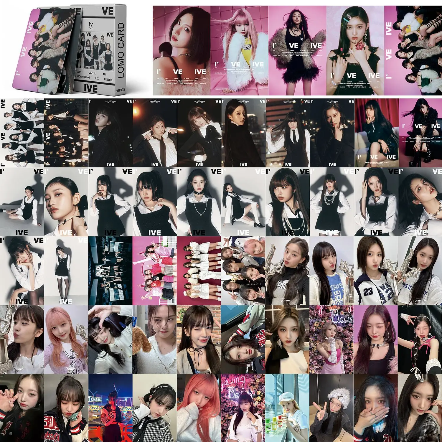 

55 копий нового альбома группы южнокорейских девушек 2023 Card Preamble Kitsch