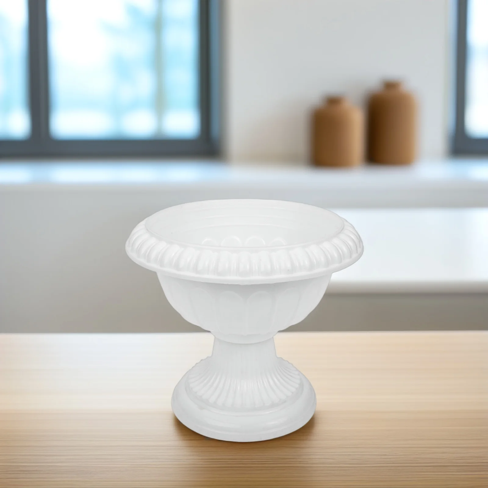 

8pcs European Style Flower Pot Vintage Roman Planter Decorative Plant Container For Home Garden Office Wedding Succulents