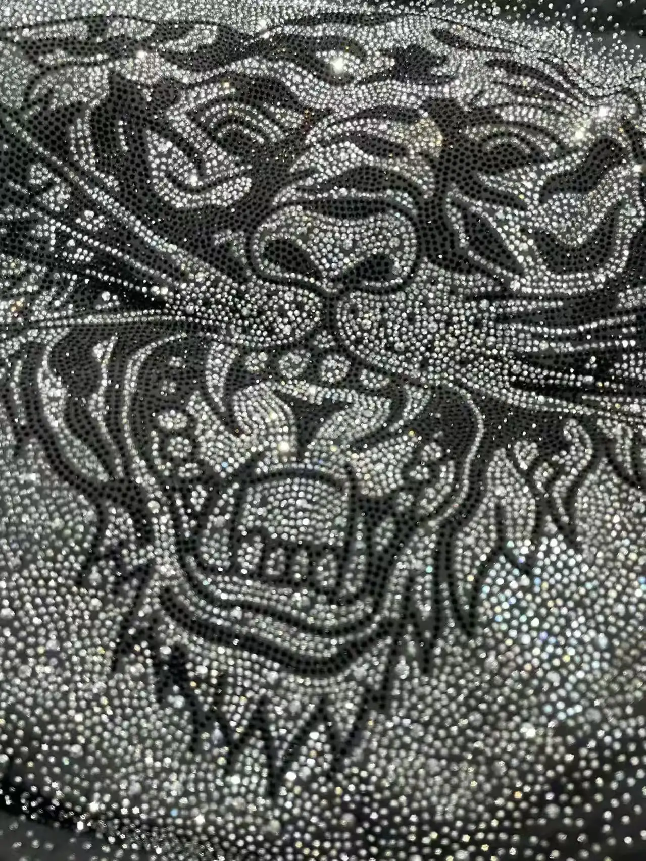 2025 inverno nova moda parkas masculinidade moda bonito versátil casacos soltos clássico strass cabeça de tigre bonito parkas