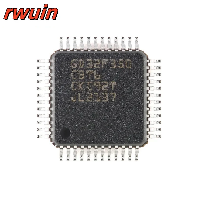GD32F350 GD32F350CBT6 LQFP-48 GD32F GD32 32F350CB GD32F350CB ARM Cortex-M4 microcontrôleur 32 bits puce de contrôleur MCU IC