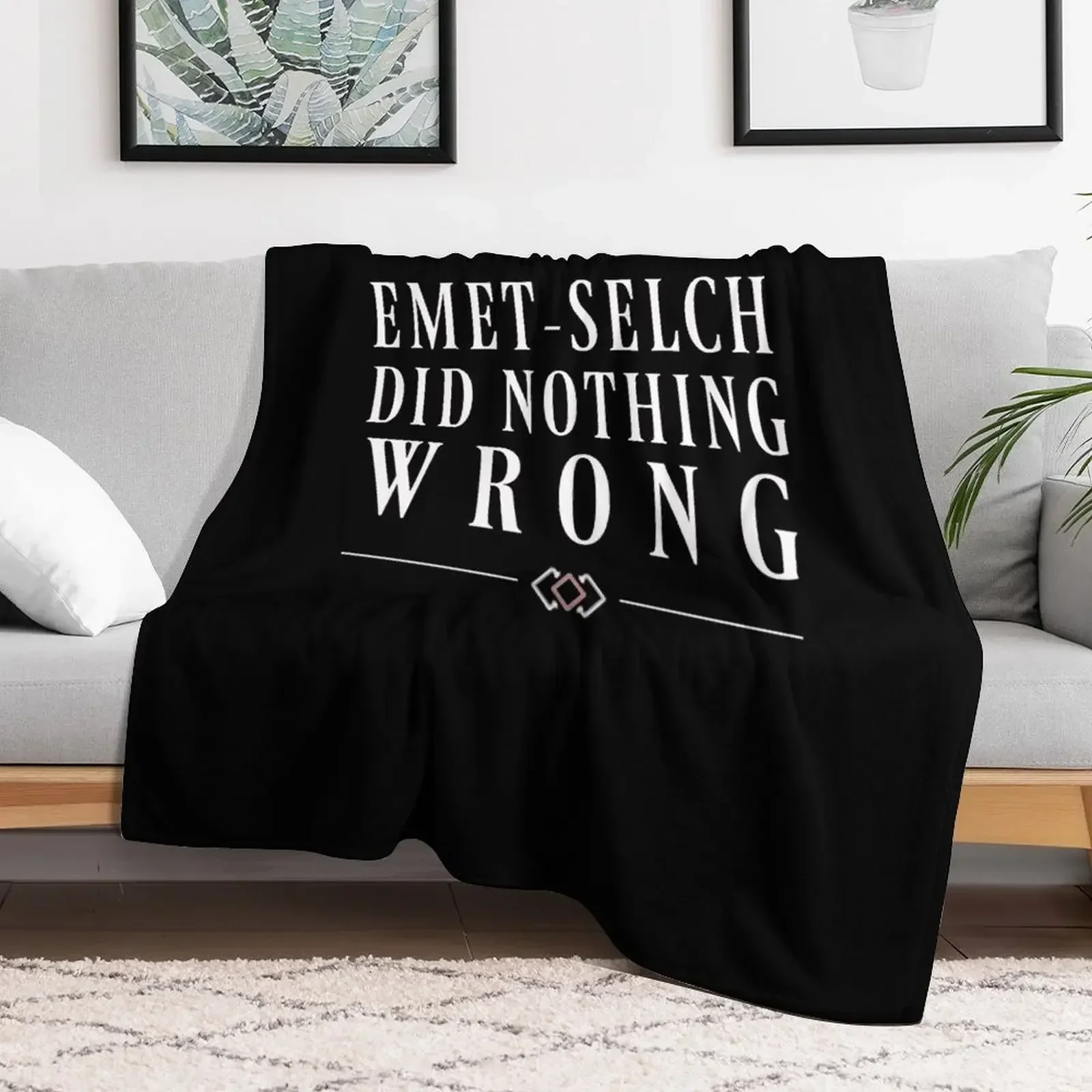 Emet-Selch Did Nothing Wrong Throw Blanket Luxury Thicken for winter Plush Blankets