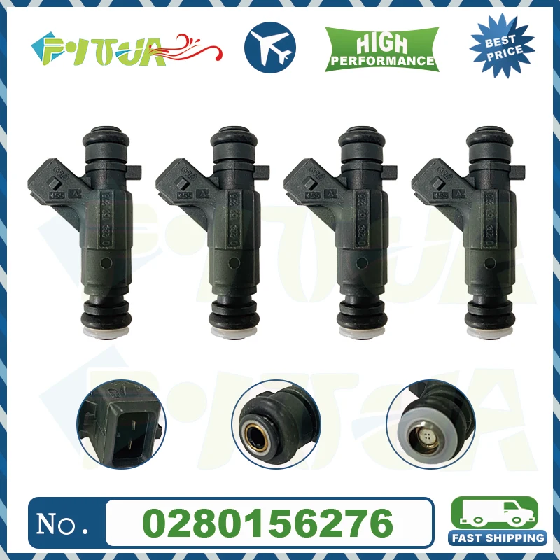 

4pcs Fuel injector 0280156276 for car high quality OEM:02801-56276 02801 56276