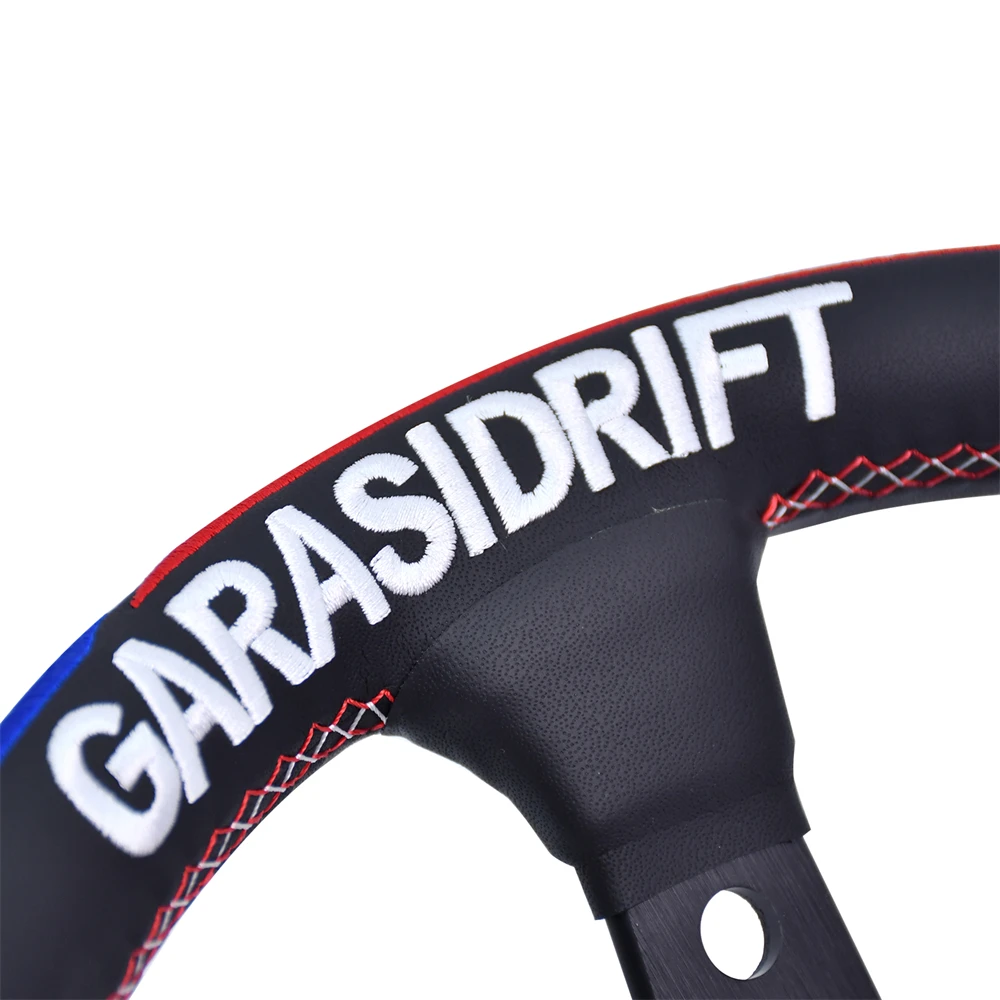 VERTEX STE-GDL Garage Drift Steering Wheel Beautiful Embroidery 320mm Collaboration Steering Wheel with GARASI DRIFT Brothers 5