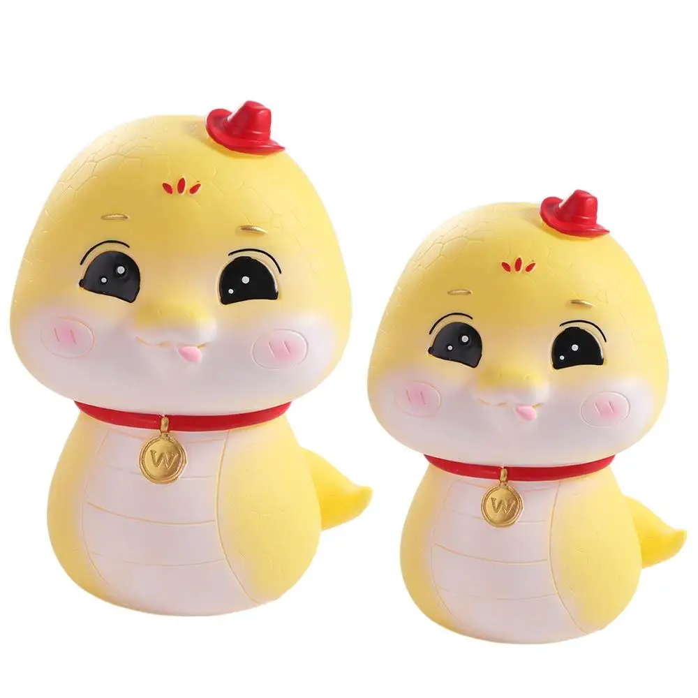 Hucha de serpiente Zodiacos de gran capacidad, ahorro de dinero, tarro de dinero de serpiente Zodiacos, caja de almacenamiento de monedas de serpiente bonita de dibujos animados