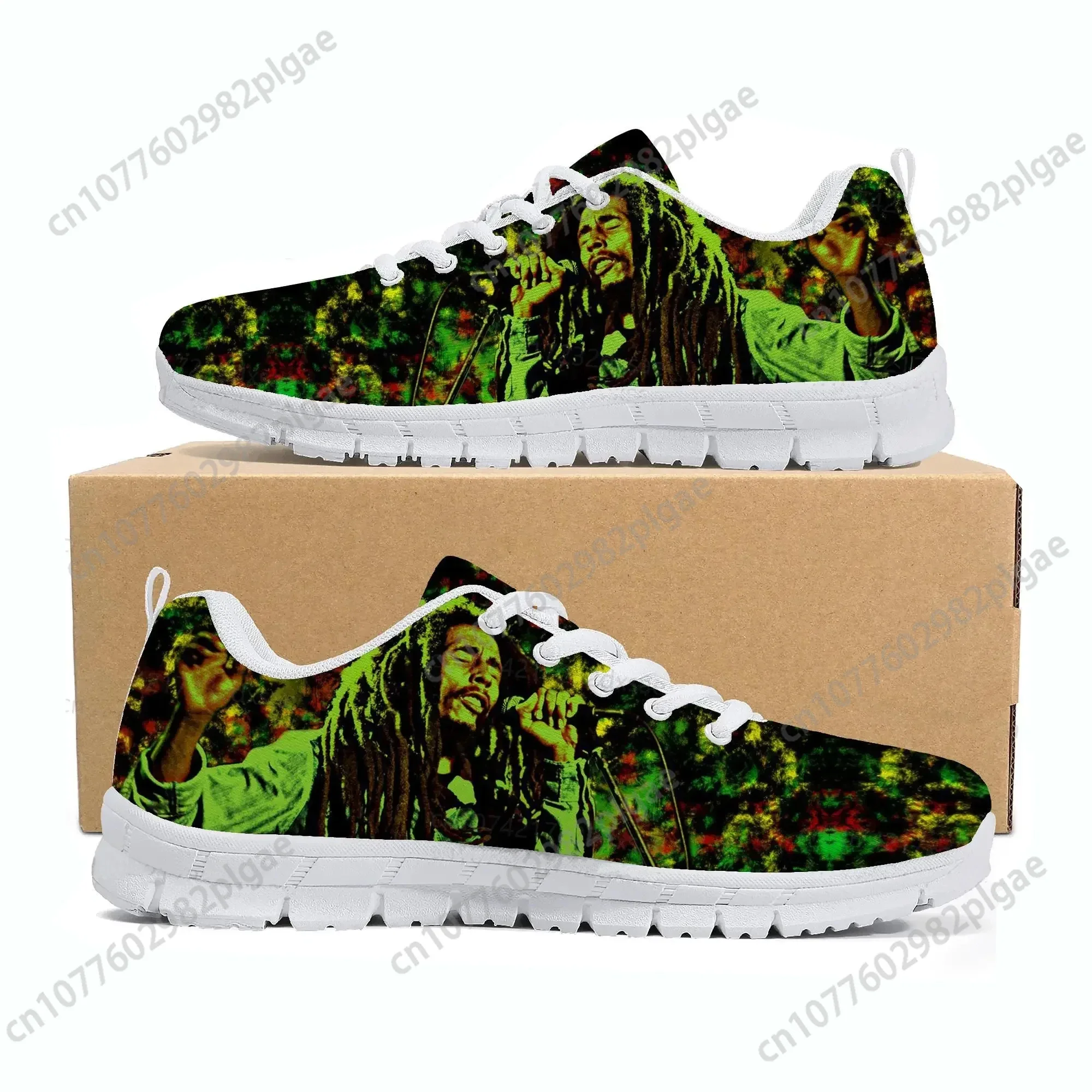 Bob Marley Reggae Star Rock Music Sports Shoes Mens Womens Teenager Children Sneakers Casual Custom High Quality Couple Shoes