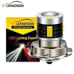 RUIANDSION 2Pcs P26S 12V LED Moped Motorcycle  Headlight 10-30V 2000Lm Super Bright 6000K High Power 18W for Tricycle Scooter