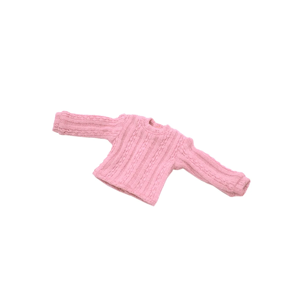 Fits 28cm Blythmini Fashionable knitted cardigan Azone, Obitsu Doll Accessories Girl Gifts