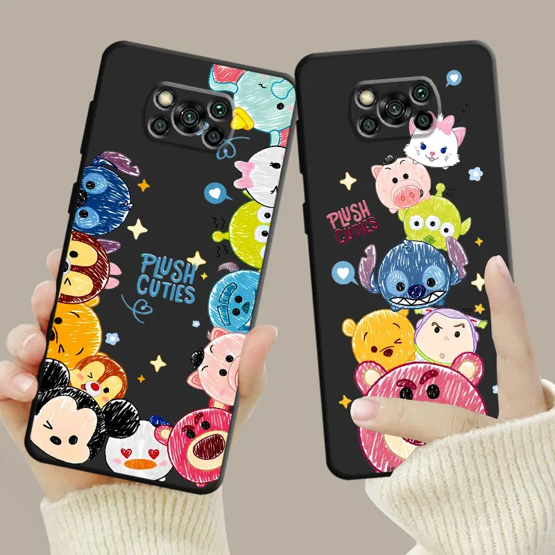 Disney Cute Mickey Mouse Friends Phone Case For Xiaomi Poco X3 NFC F5 Mi 11T for Huawei P30 P40 for Honor X8a X8 90 for Pixel 7