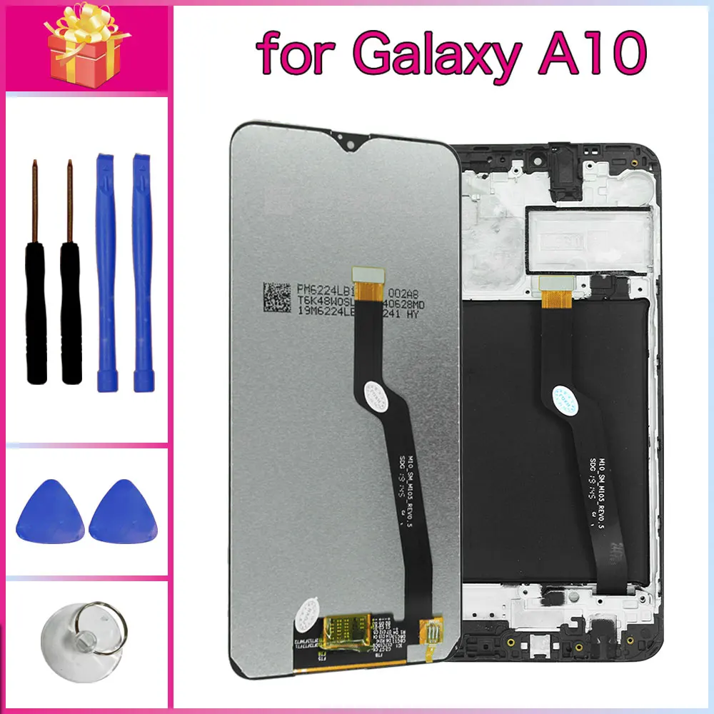 LCD for Samsung Galaxy A10 LCD Display Touch Screen Assembly Replacement for Samung A10 A105F A105M A105G Phone LCD with Frame