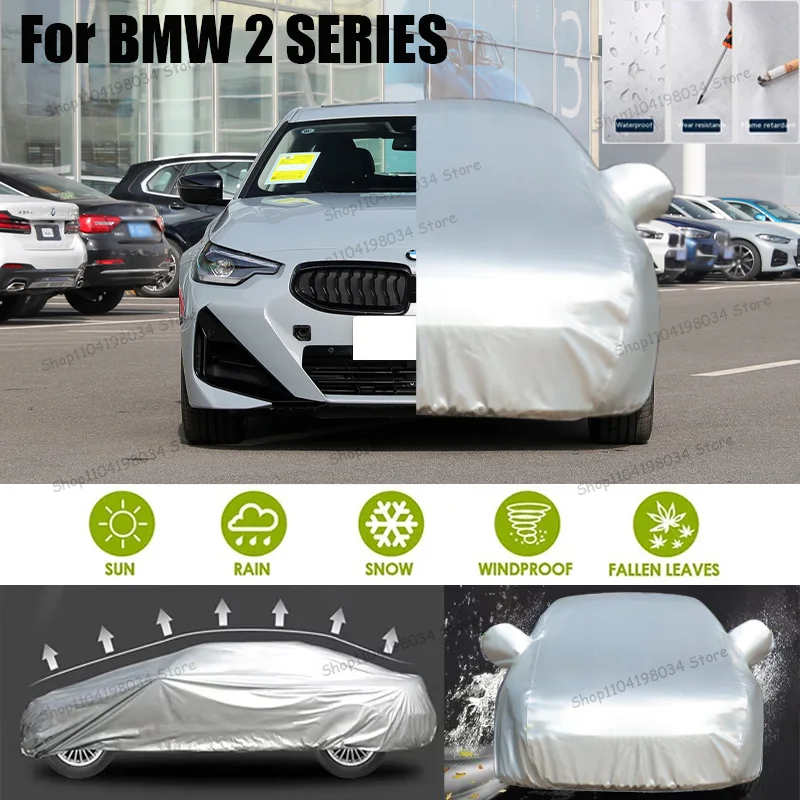 

For BMW 2 SERIES Auto parts Anti snow Anti dust Sunscreen Anti-uv Anti peeling paint And Anti Rainwater 210t car cover Car cover