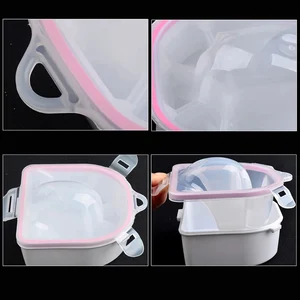 Doppelschichtschalen für tote Haut, weiche Schalen, Spabehandlung, Manikürewerkzeuge, Nagelkunstwerkzeuge, 1PC 6 Hauptverkaufs -Maniküre -Becken - №1