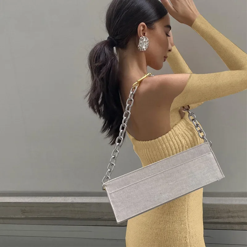 Tassel Knit Bodycon Elegant Long Skirt Long-sleeved Sexy Hollow Out Chest Wrapping White Dress Vintage Wedding Dresses For Women