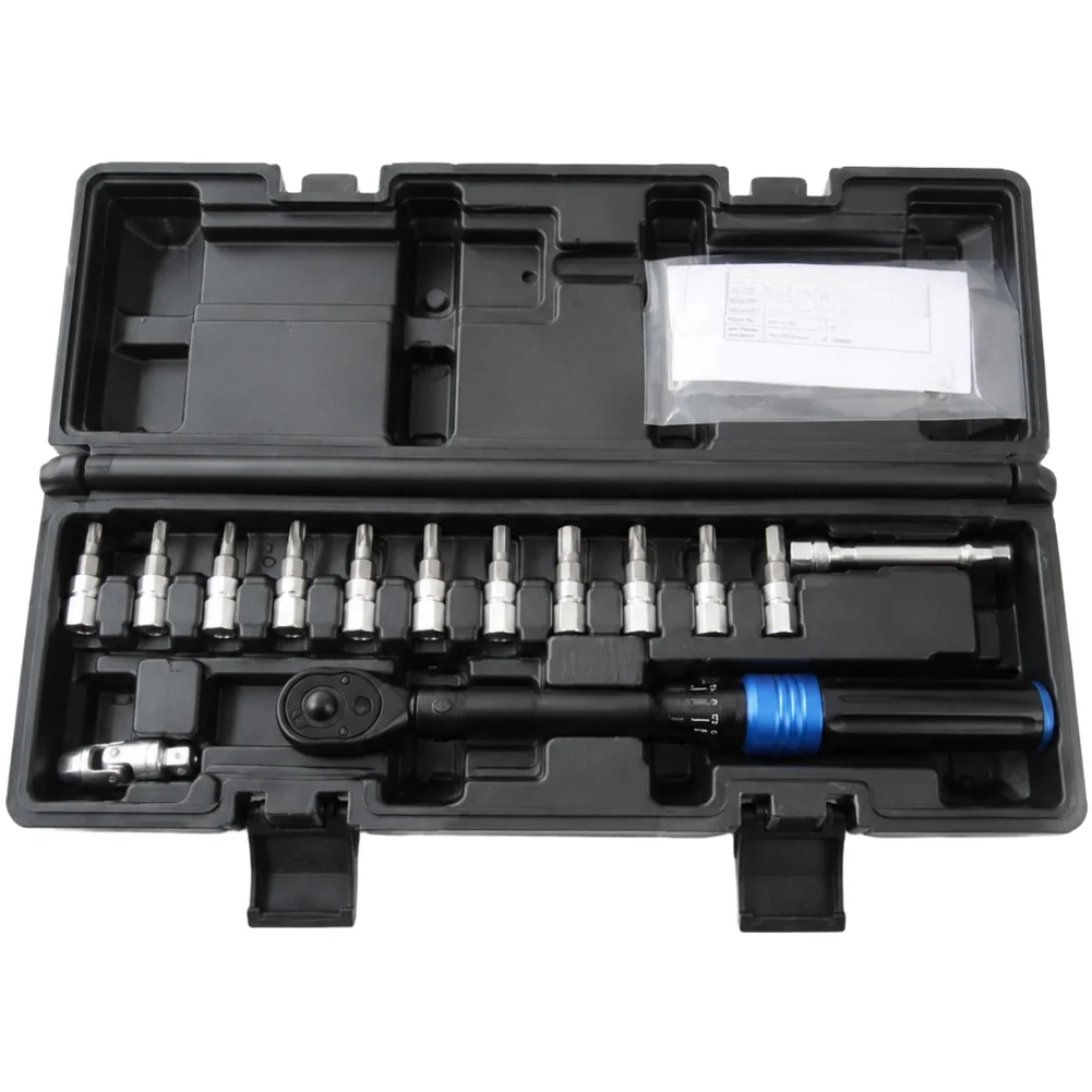 72 Tooth 2-24Nm Adjustable Ratchet Torque Wrench 1/4inch Adapter Socket Preset Wrench Spanner For Car Repair Maintenance Tool
