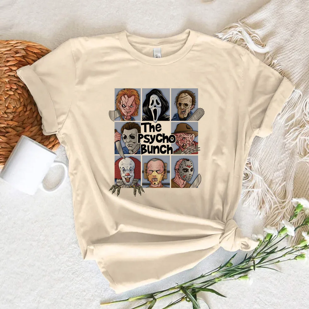 Stephen King Horror Characters t shirt teen Pop Culture graphic Pastel Psychedelic 80s Grunge shirt graphic Pop Culture Grunge