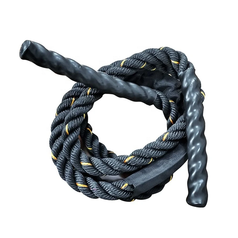 

25mm Gym Exercise Custom Logo Muscle Dropshipping Training 25 mm Weight Thick Jumping Heavy Fitness Battle Weighted Jump Rope