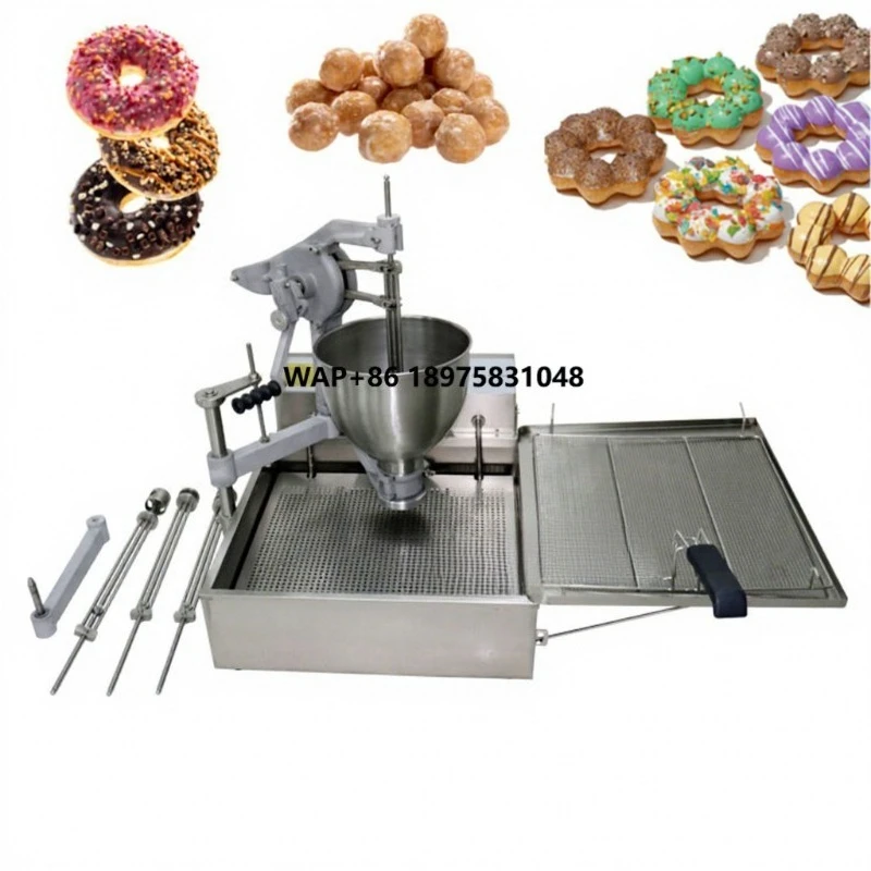 

Commercial Mochi Donut Machine All Stainless Steel 110V/220V Electric Donut Machine Temperature Control Baking Flour