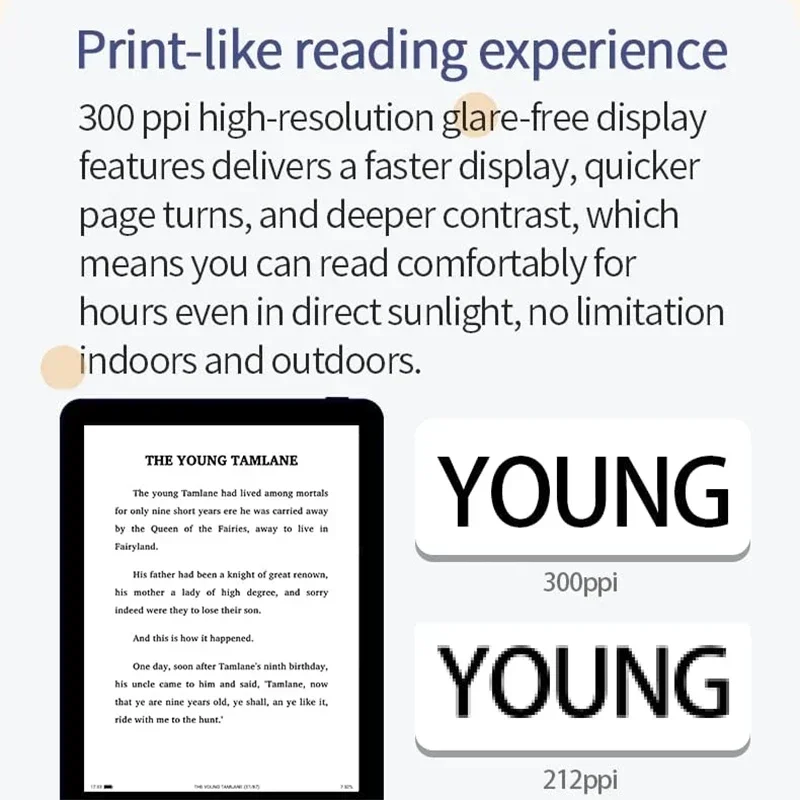 2025Meebook 6 بوصة شاشة الحبر الإلكتروني Kindle قارئ الكتب الإلكترونية 3GB + 32GB الجيب المحمول أندرويد 11 القارئ الإلكتروني اللوحي