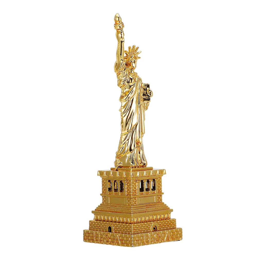 

Statue of Liberty Metal Figure Alloy Desktop Ornament Small Metal Sculpture Ideal for Home Office Decoration Statue of