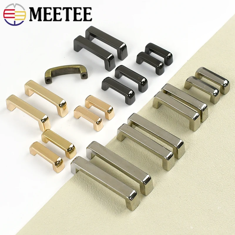 4/10Pcs 13-38mm Metal Arch Bridge Bag Buckle With Screw Strap Clasp Webbing Belt Connector Hanger Hook DIY Sewing Accessory