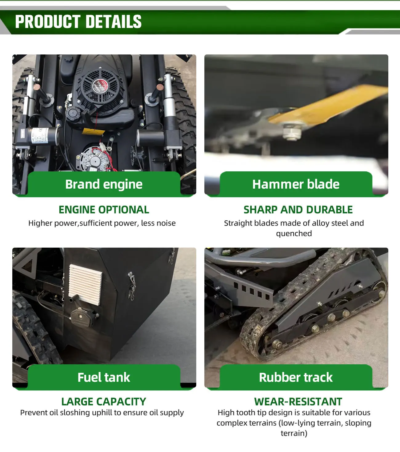 Meistverkaufter GRACE 500mm Pro 2026 RC Rasenmäher Ferngesteuerter Grasschneider für Villenrasen Kostenloser Versand – Detail 8