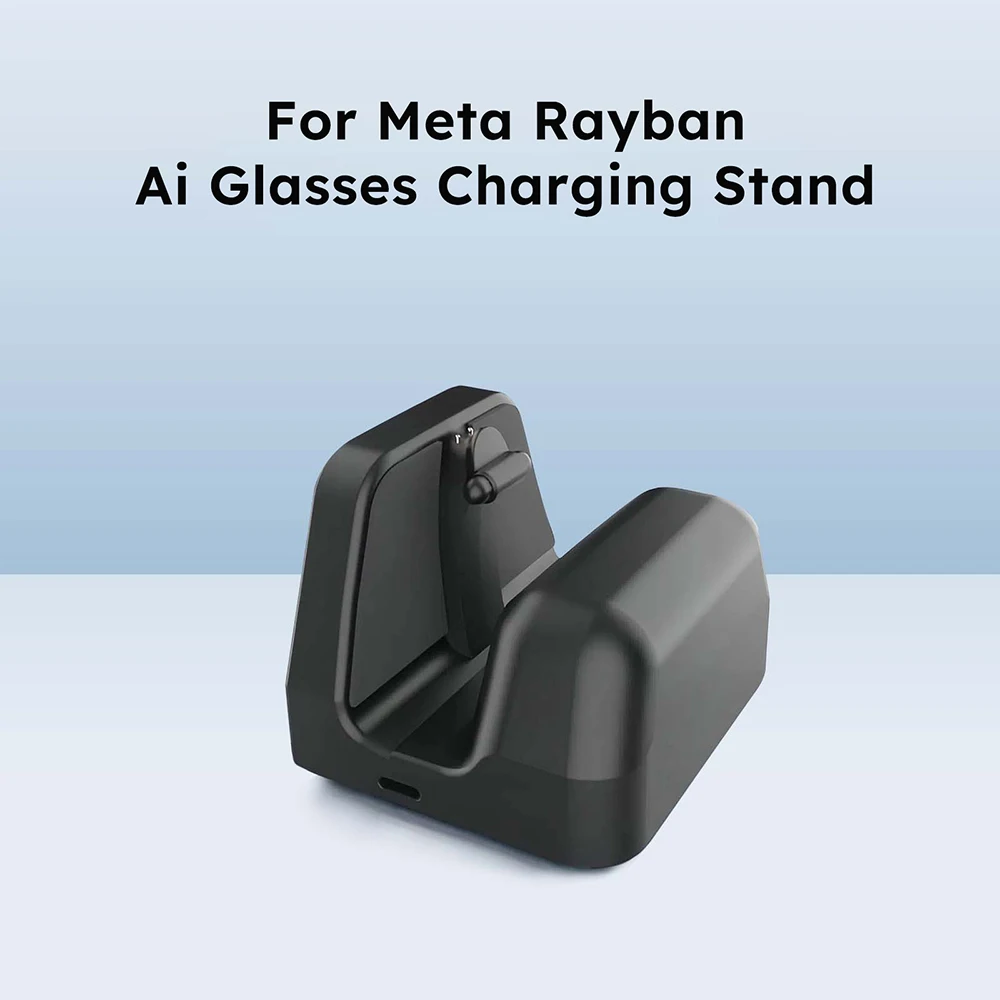 

For Ray-Ban Meta AI Smart Glass Charger Base Smart Glasses Convenient Travel Charging Stand