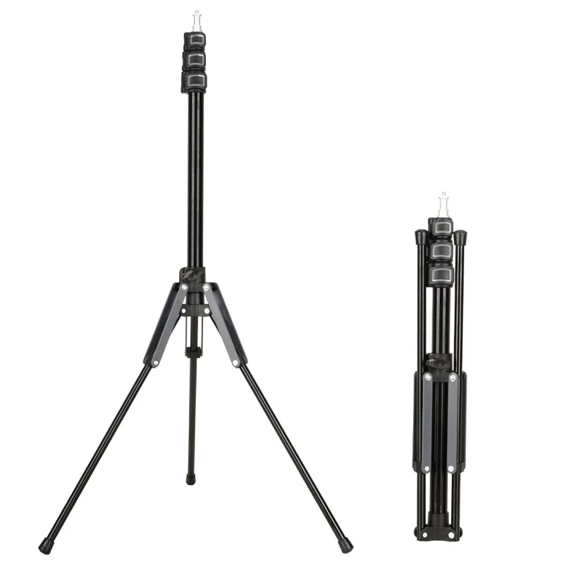 Photography Light Stand Tripod Portable Aluminum Alloy Bracket With 1/4 Screw For DSLR Camera LED Video Light Studio Softbox