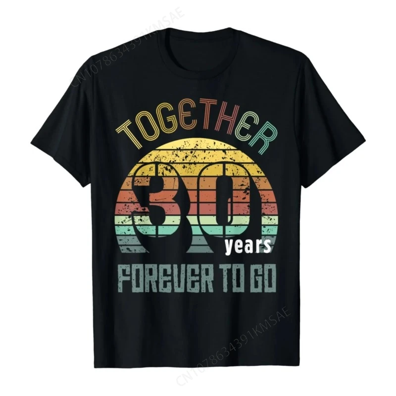 30th Years Wedding Anniversary Gifts For Couples Matching 30 T-Shirt Women Men Clothing Tops Tees Ropa Mujer