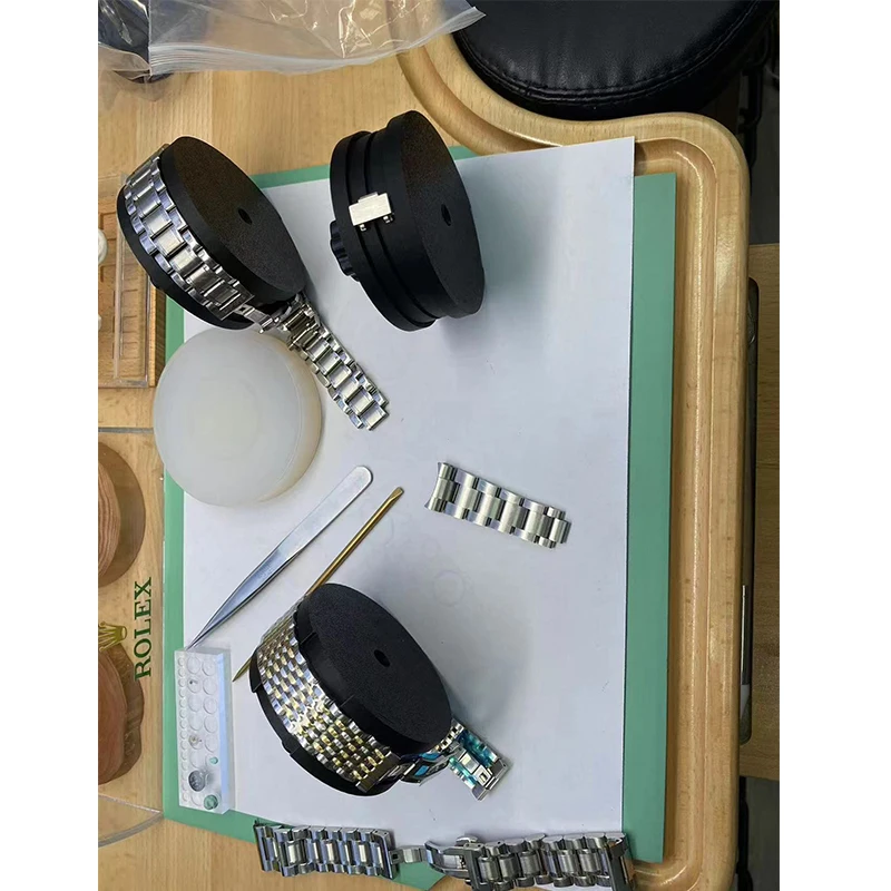 أدوات إصلاح صانع الساعات حزام الساعة تلميع الرقصة حزام ساعة اليد تلميع المعونة قابل للتعديل عرض حزام (استيك) ساعة تلميع الملحقات