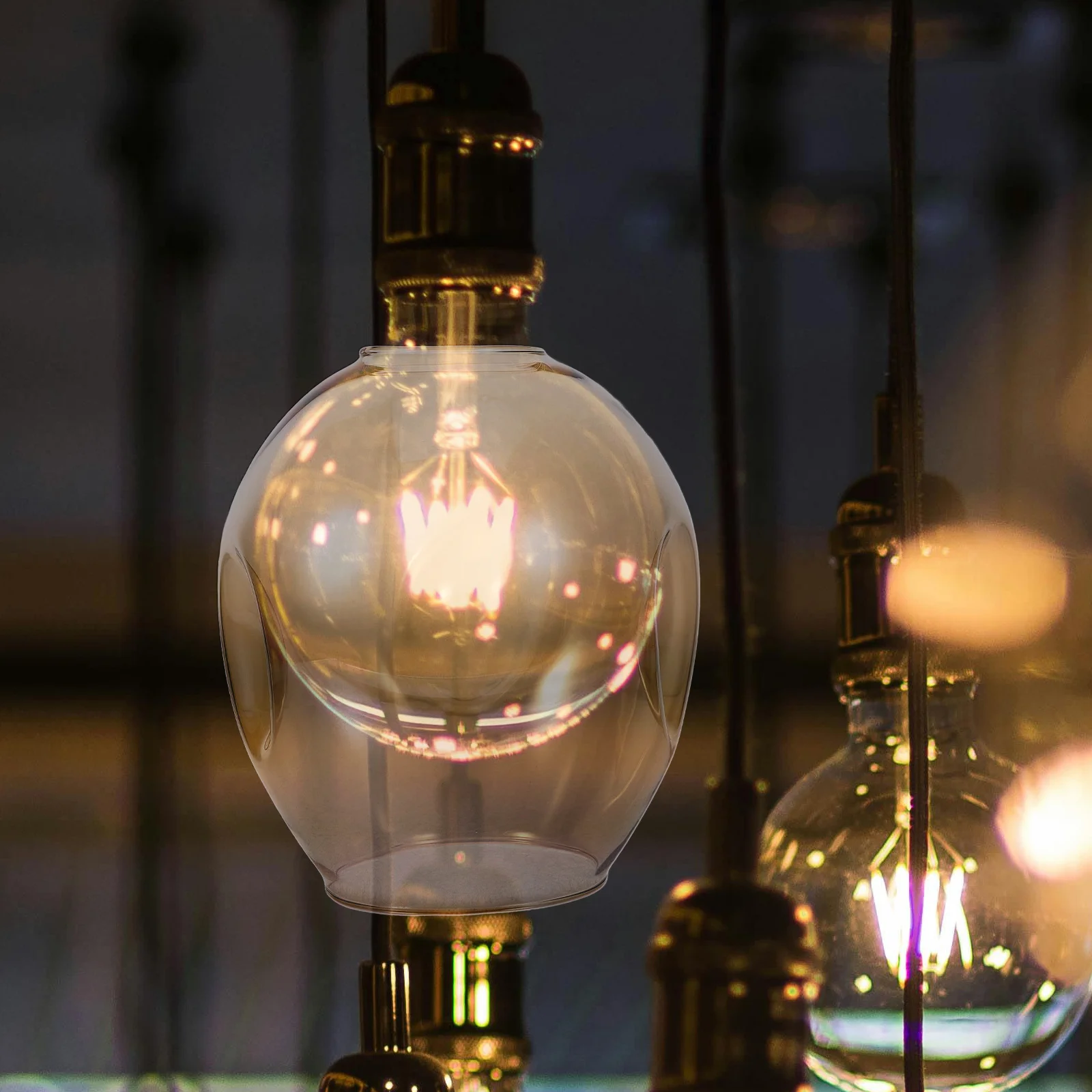 

White Glass Lamp Shade Replacement for Pendant Light Fixture Ceiling Hanging Lampshade Decorative Globe Cover Lamp Shades