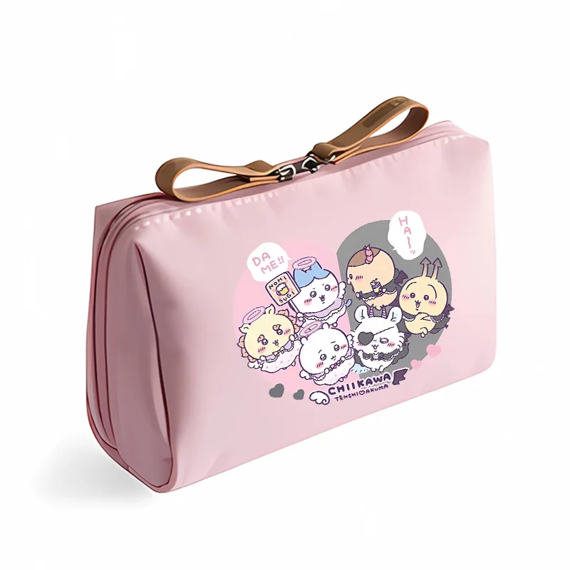 Chiikawas Makeup Bag Cute Cartoon Anime Exquisite Travel Clutch Cosmetic HandBags Women Portable Mini Zipper Pouch Birthday Gift view 5