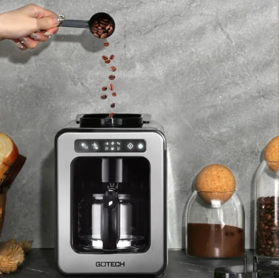 Gaotai fully automatic coffee grinder, office mini tea brewing and grinding all-in-one machine, intelligent reservation model