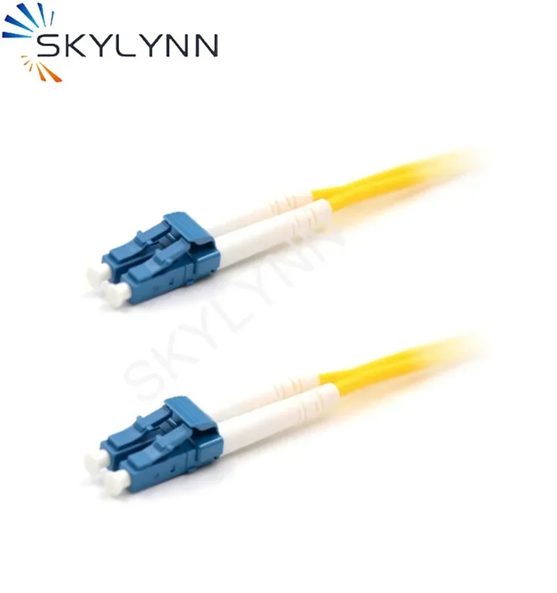 OEM 10 Uds, Skylynn alta calidad LC/UPC-LC/UPC monomodo G657A1 dúplex 2,0mm LSZH Cable de conexión de chaqueta 0,5 m 1m 2m 3m 5m