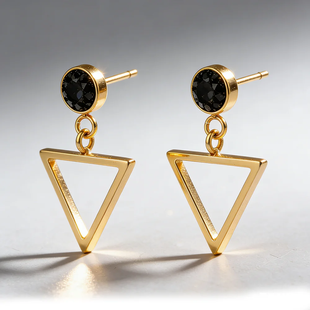 Women'S Fashion For 2025 - Black Hanging Long Earrings for Women