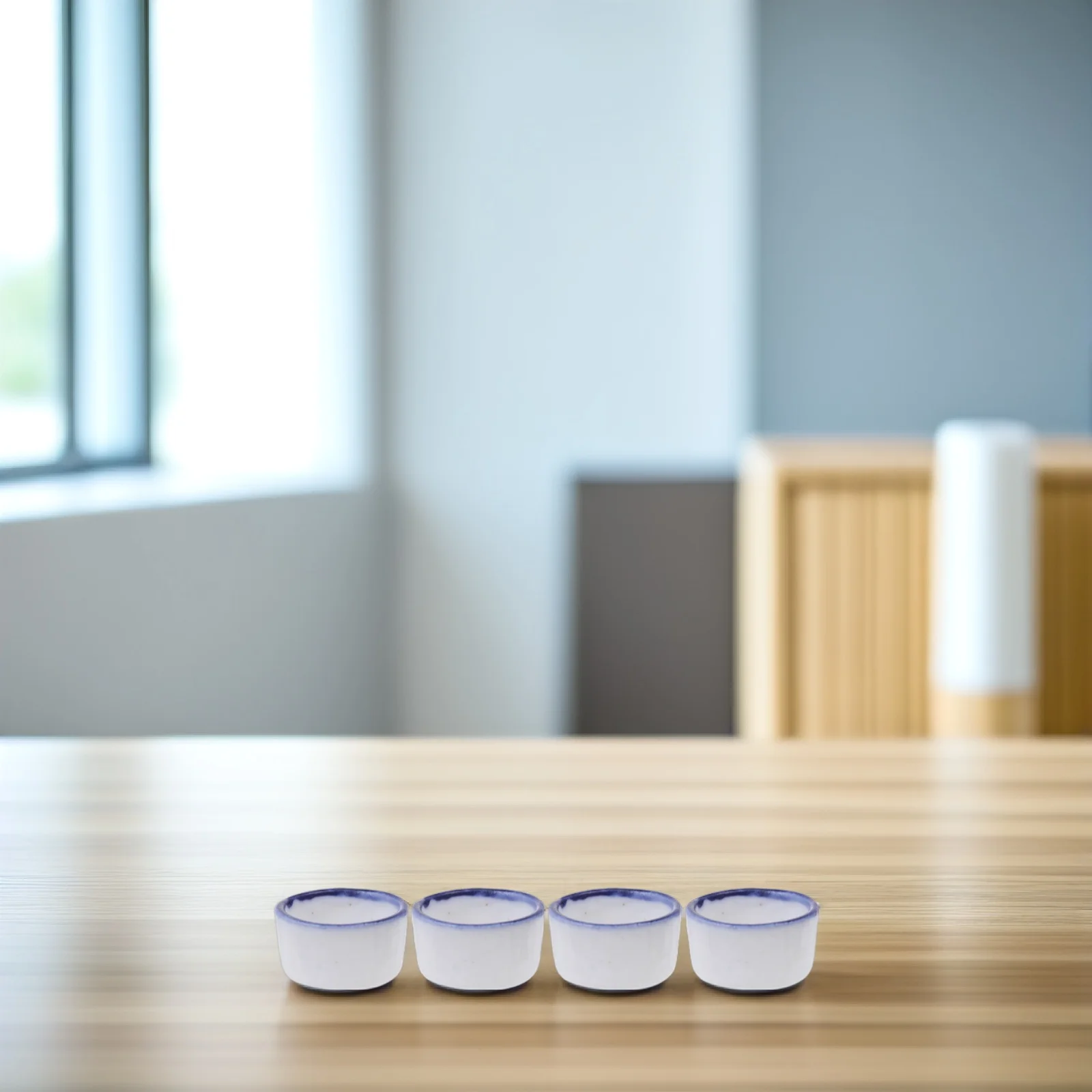 

24Pcs Reptile Water Basins Mini Ceramic Bowls Non-Slip Feeding Dish Comfortable Tank Water Container for Small Pets