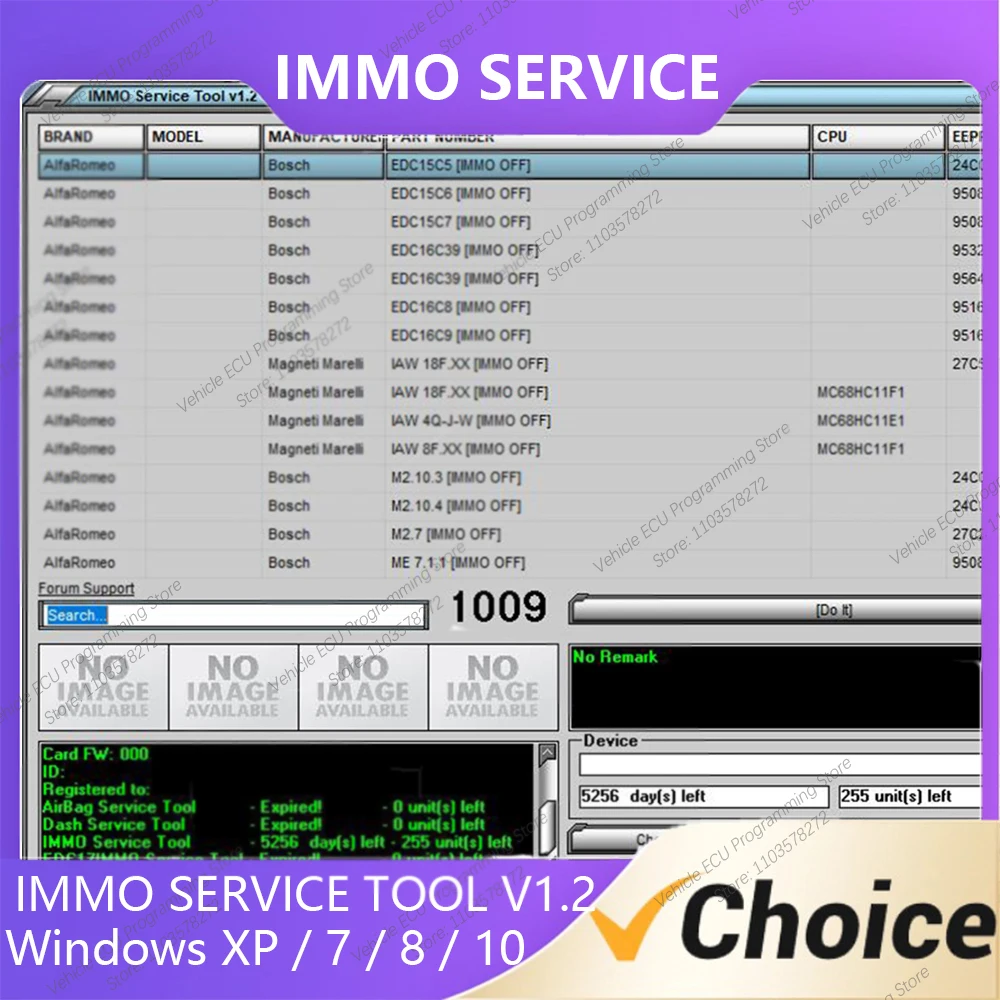 

2024 Latest Software IMMO Service Tool V1.2 Cars Theft Deterrent Recovery IMMO off Provide data maintenance materials -20%