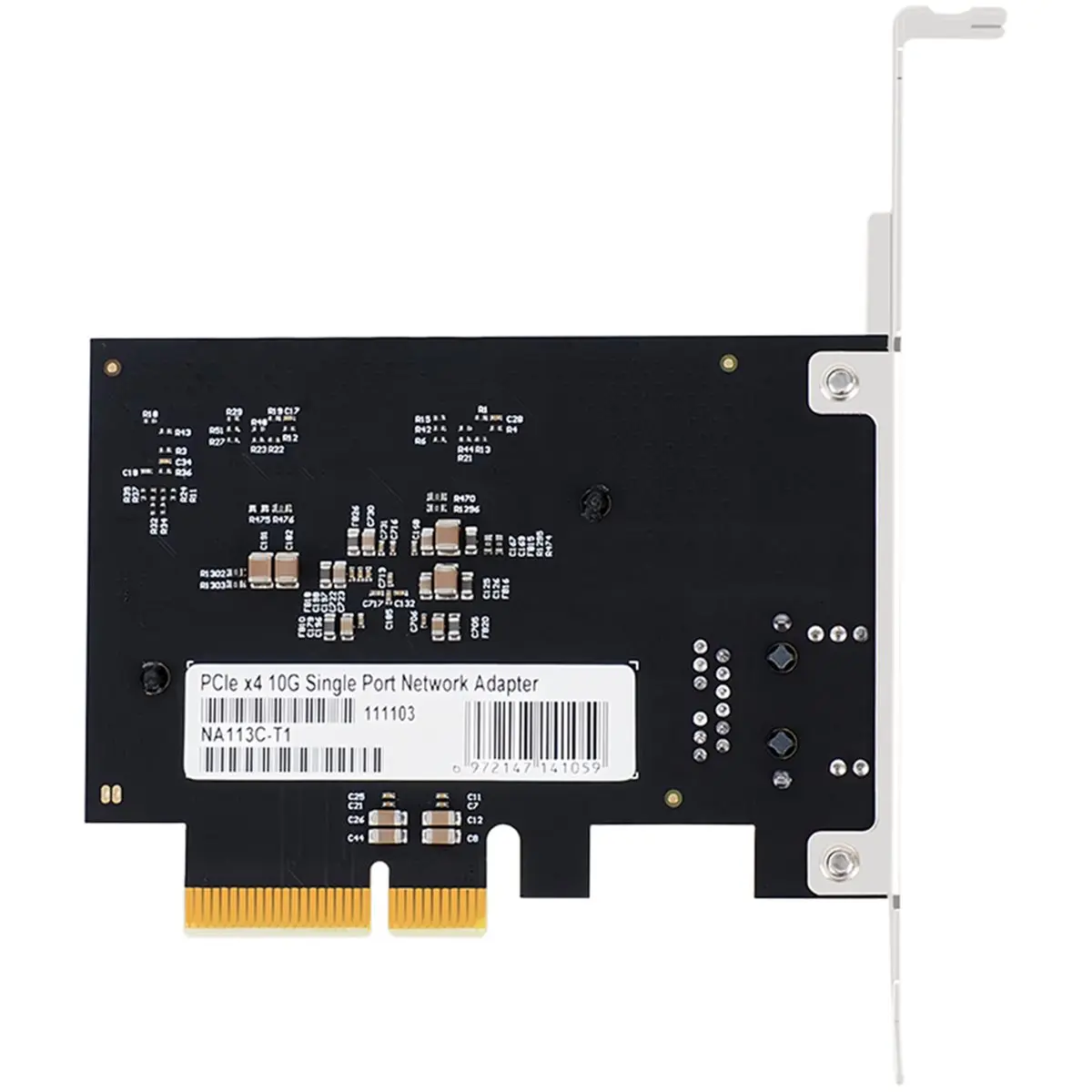 

Сетевая карта PCIex4 10G с одним портом AQC113, Ethernet, с кабелем LAN, для Win10/11, Ethernet-карта 1G/2,5G/5G/10 Гбит/с