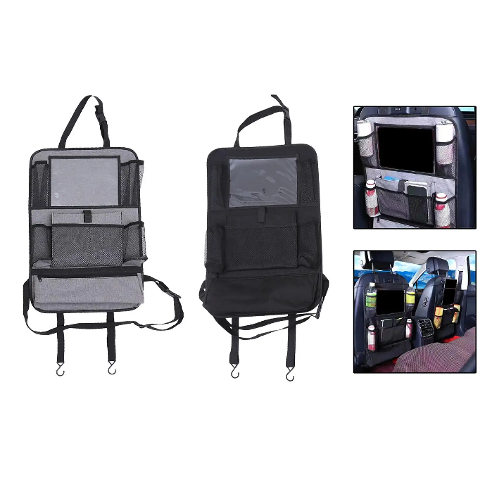 Car Seats Organize Keep Tidy Space Saving with Storage Pockets Easy to Install Backseat Storage Pocket for Sedan Truck